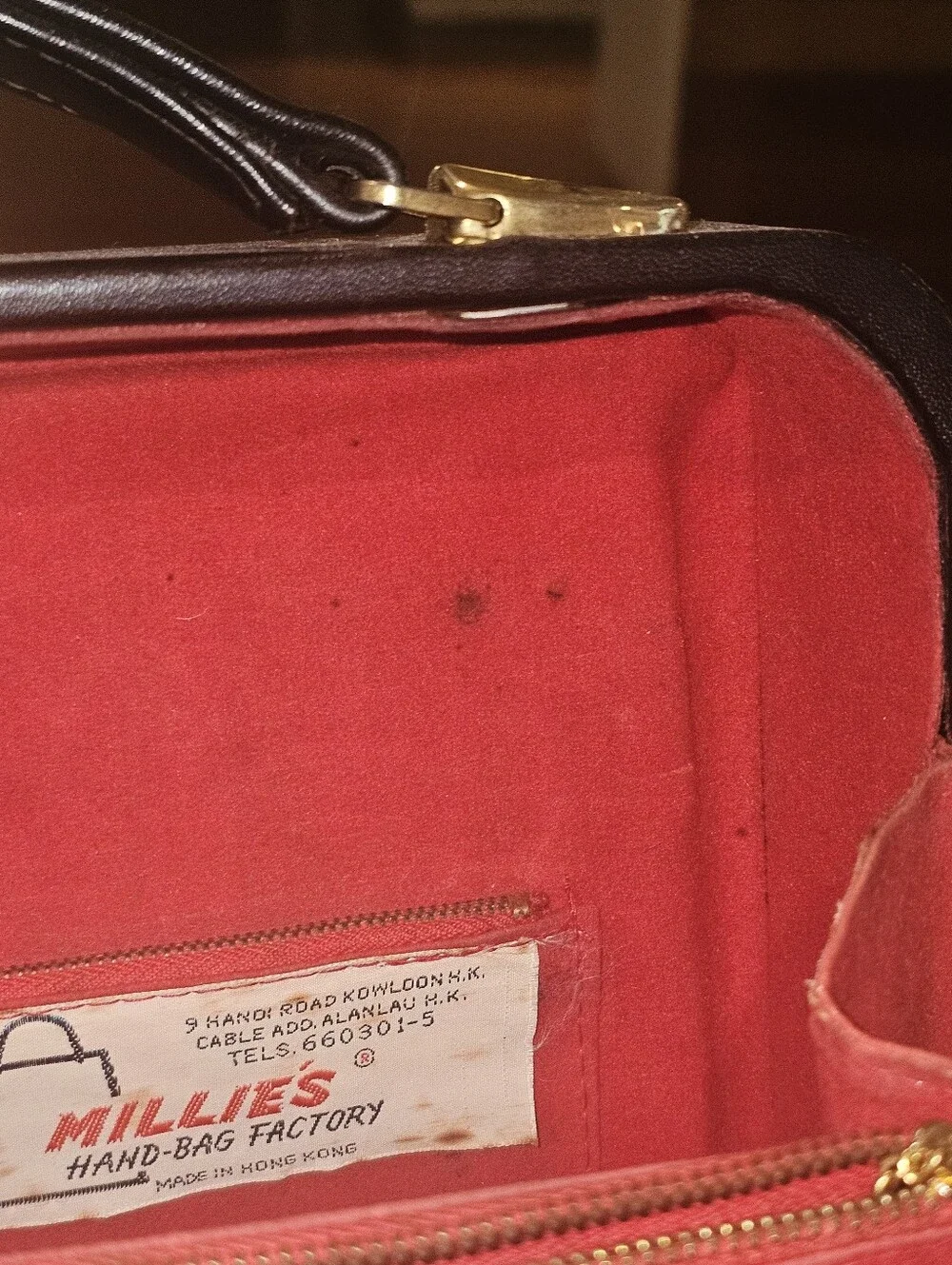Vintage Millies Handbag Box Bag